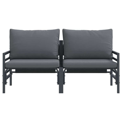 Outdoor Furniture 2 pcs Anthracite 80 x 80 x 71 cm Steel