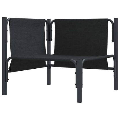 Outdoor Furniture with Cushion Anthracite 80 x 80 x 71 cm Steel