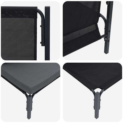 Outdoor Furniture 3 Piece Anthracite 80 x 80 x 71 cm Steel