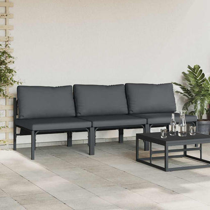 Outdoor Furniture 3 Piece Anthracite 80 x 80 x 71 cm Steel