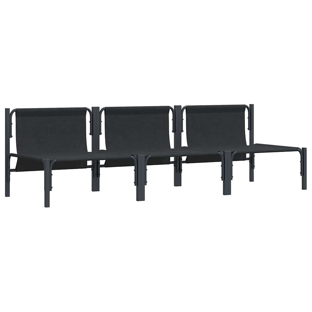 Outdoor Furniture 3 Piece Anthracite 80 x 80 x 71 cm Steel