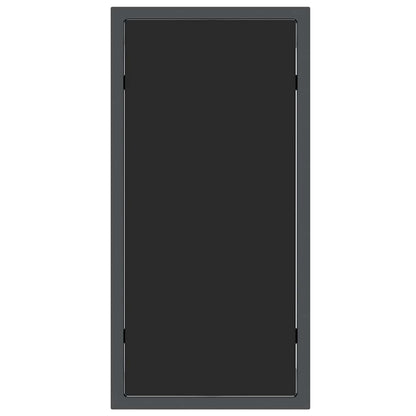 Sunloungers 2-person 3 pcs Black and Anthracite Steel