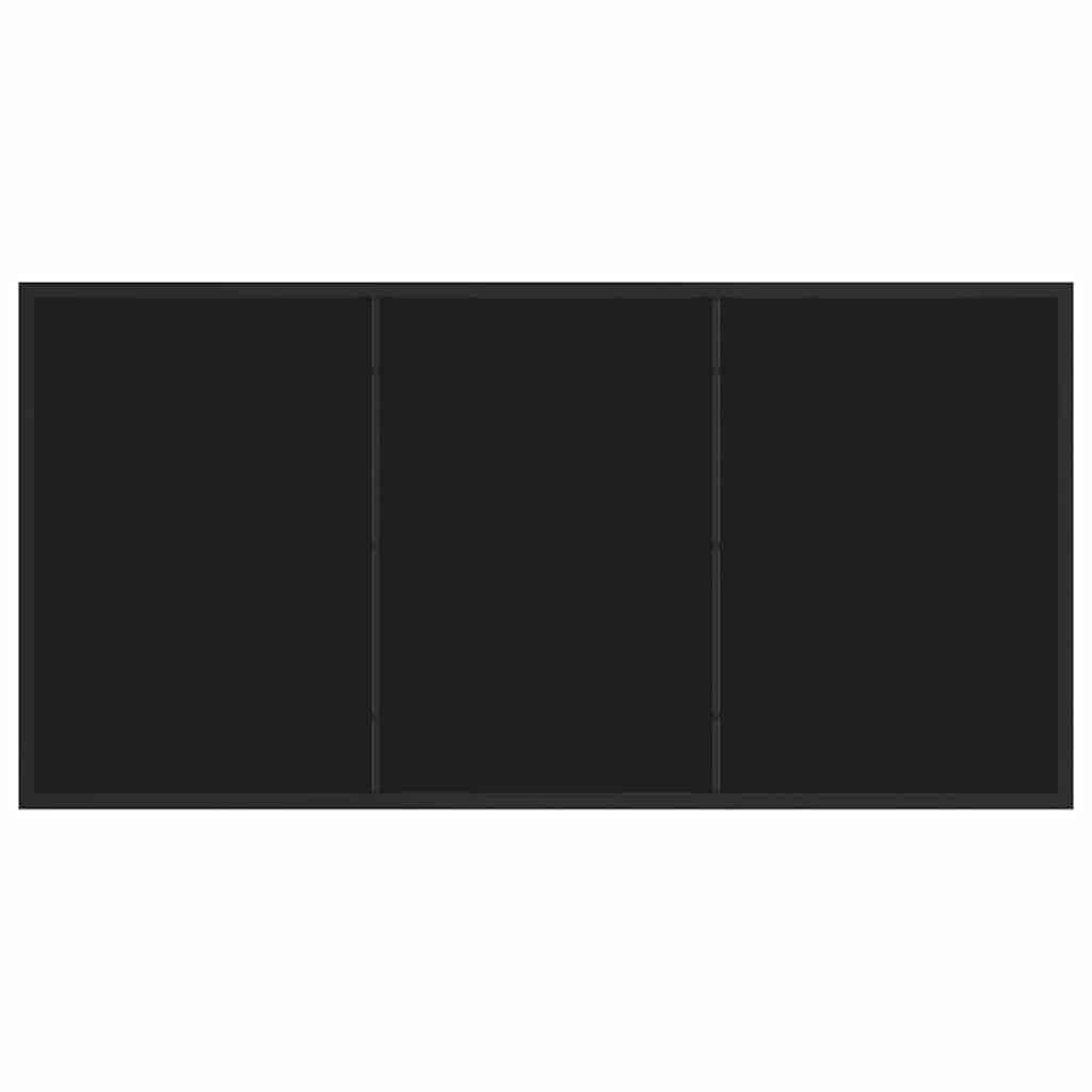 Garden Table Black 140 x 70 x 73 cm Metal