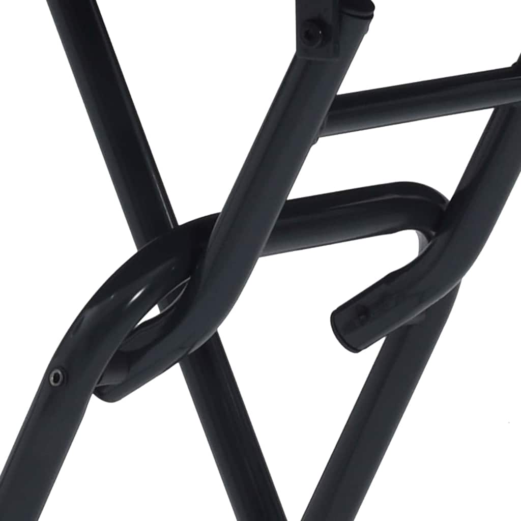 Garden Table Folding Anthracite 50 x 50 x 72 cm Metal