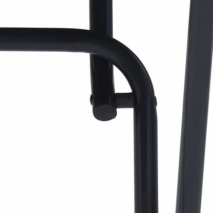 Garden Table Folding Anthracite 50 x 50 x 72 cm Metal