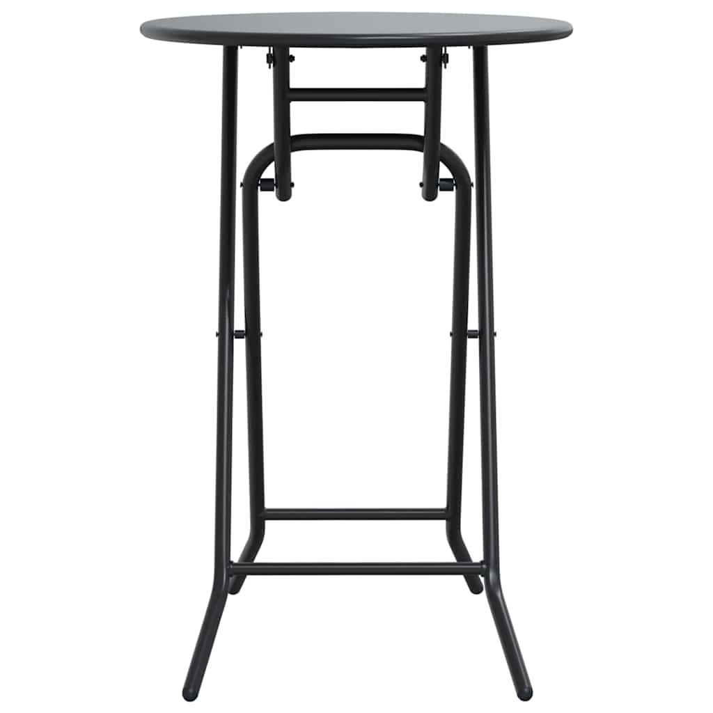 Garden Table Folding Anthracite 50 x 50 x 72 cm Metal