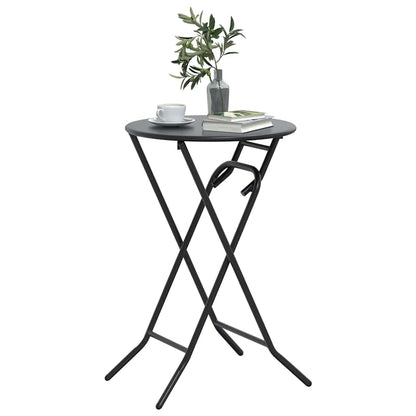 Garden Table Folding Anthracite 50 x 50 x 72 cm Metal