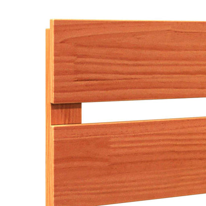 Headboard Brown 140.5 x 3 x 80 cm Solid Pine Wood