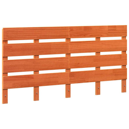 Headboard Brown 140.5 x 3 x 80 cm Solid Pine Wood
