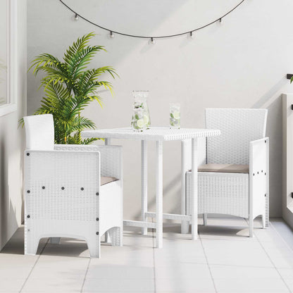 Garden Chair 2 pcs White 53 x 49 x 85 cm Polypropylene