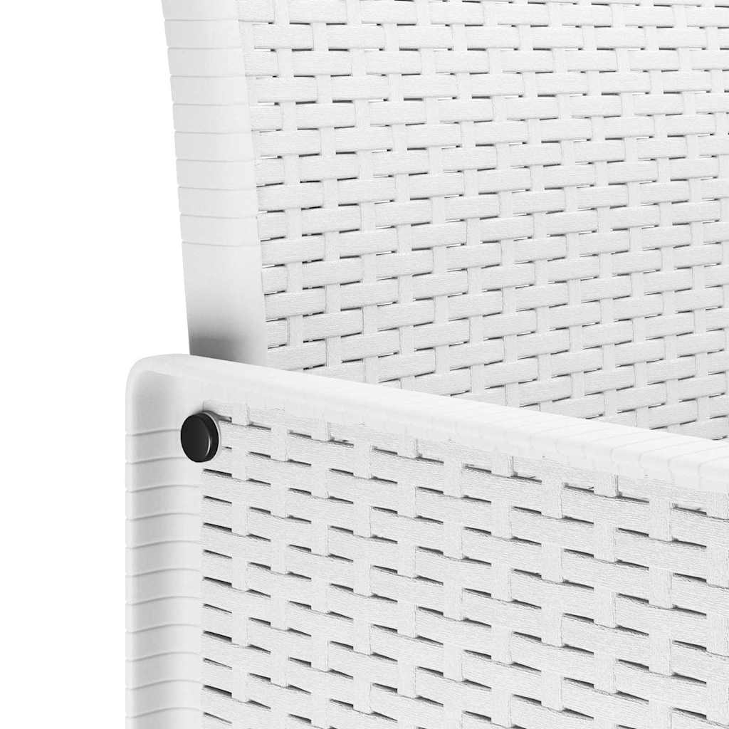 Garden Chair 2 pcs White 53 x 49 x 85 cm Polypropylene