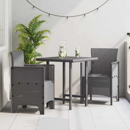 Garden Chair 2 pcs Light Grey 53 x 49 x 85 cm Polypropylene
