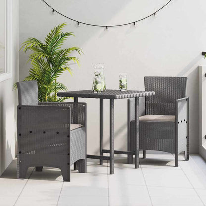 Garden Chair 2 pcs Light Grey 53 x 49 x 85 cm Polypropylene