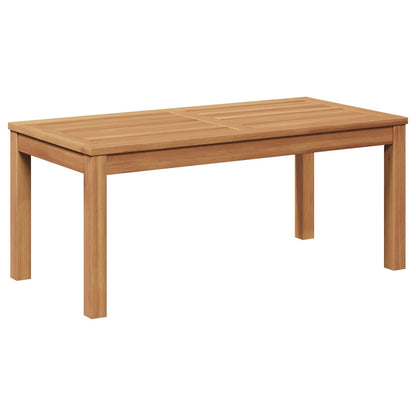 Garden Sofa Set 4 pcs Natural Solid Teak Wood