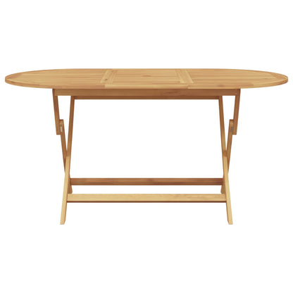 Garden Dining Set 7 pcs Brown Solid Teak Wood