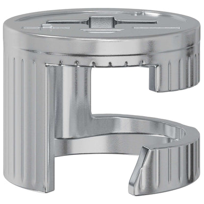 Cam Lock Nuts 2 pcs Silver 15 x 11.5 mm Metal