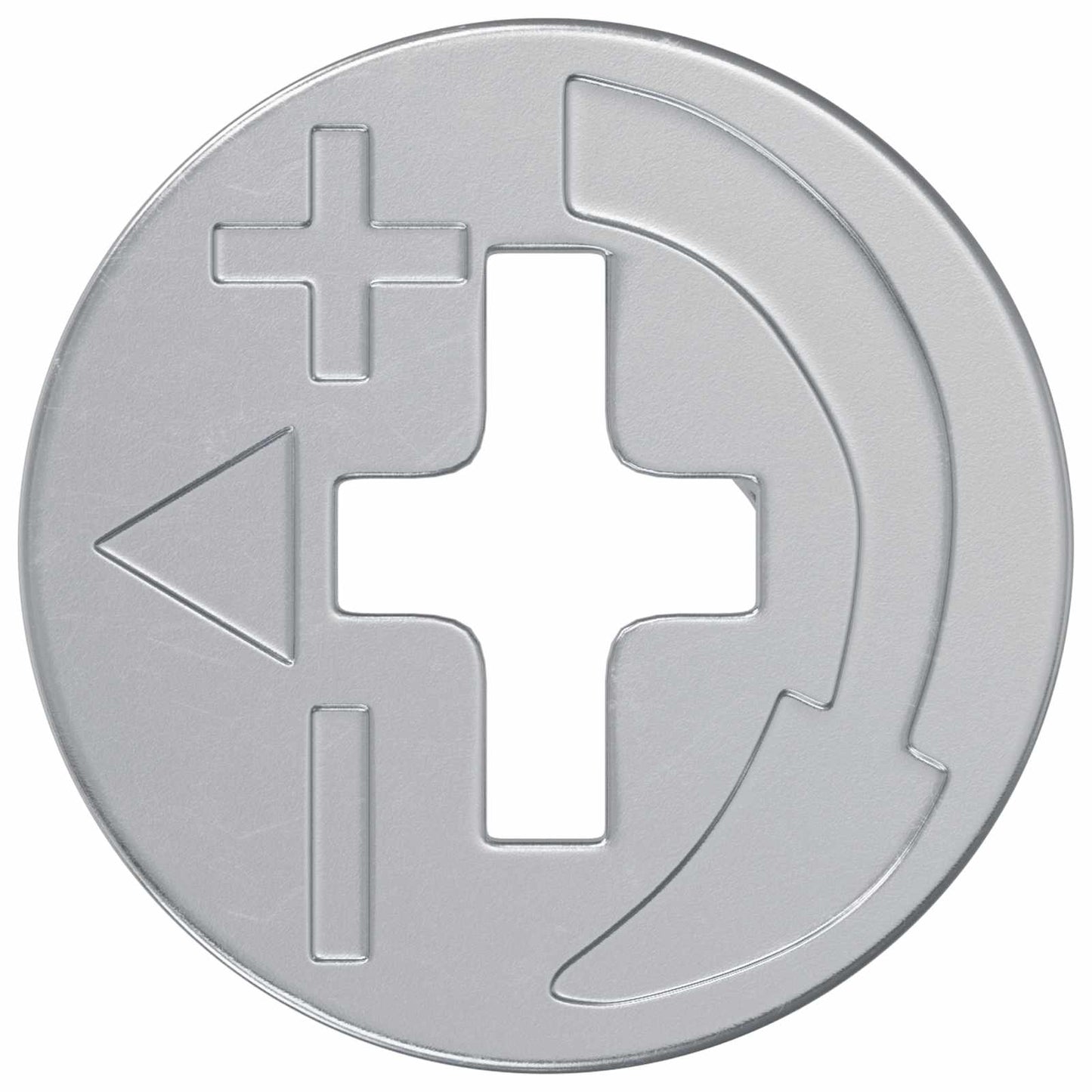 Cam Lock Nuts 2 pcs Silver 15 x 11.5 mm Metal