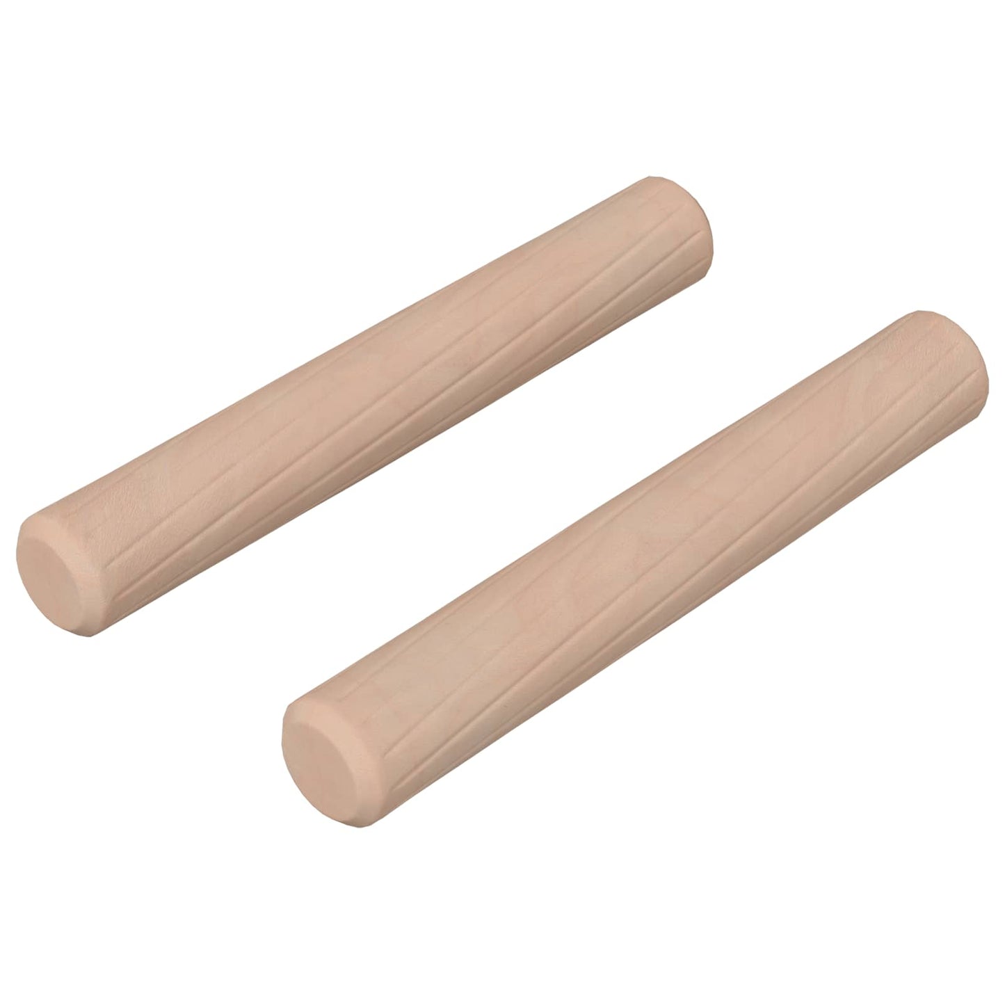 Wooden Dowels 2 pcs Natural Ø 6 x 40 mm Solid Wood