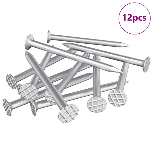 Nails for Wood 12 pcs Silver Ø 3 x 15 mm Metal