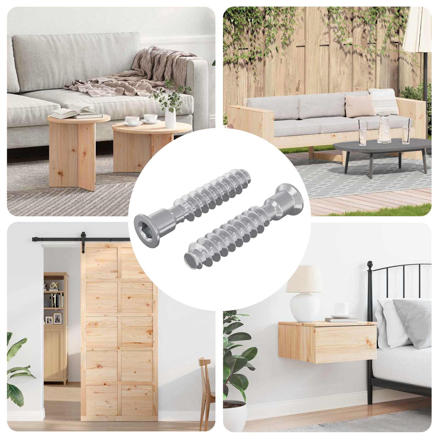 Head Cap Screw 2 pcs Silver M7 x 40 mm Steel