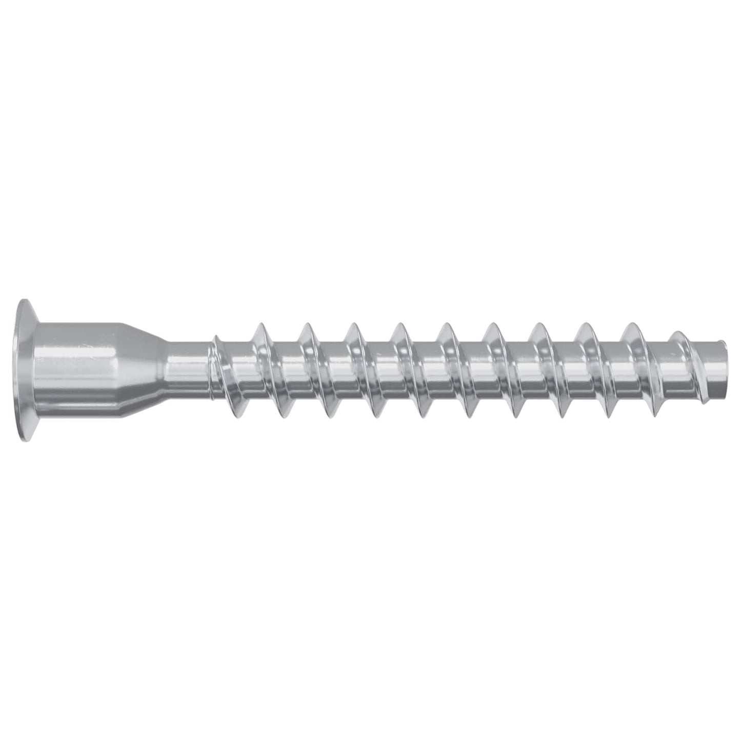 Confirmat Screws 2 pcs Silver Ø7 x 50 mm Metal