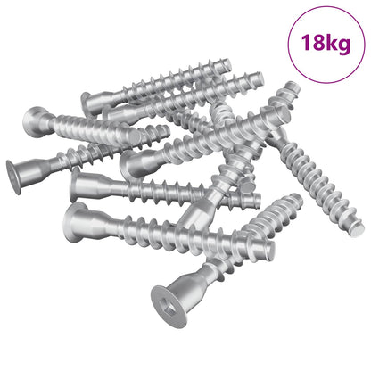 Confirmat Screws 2500 pcs Silver Metal