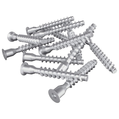 Confirmat Screws 2500 pcs Silver Metal