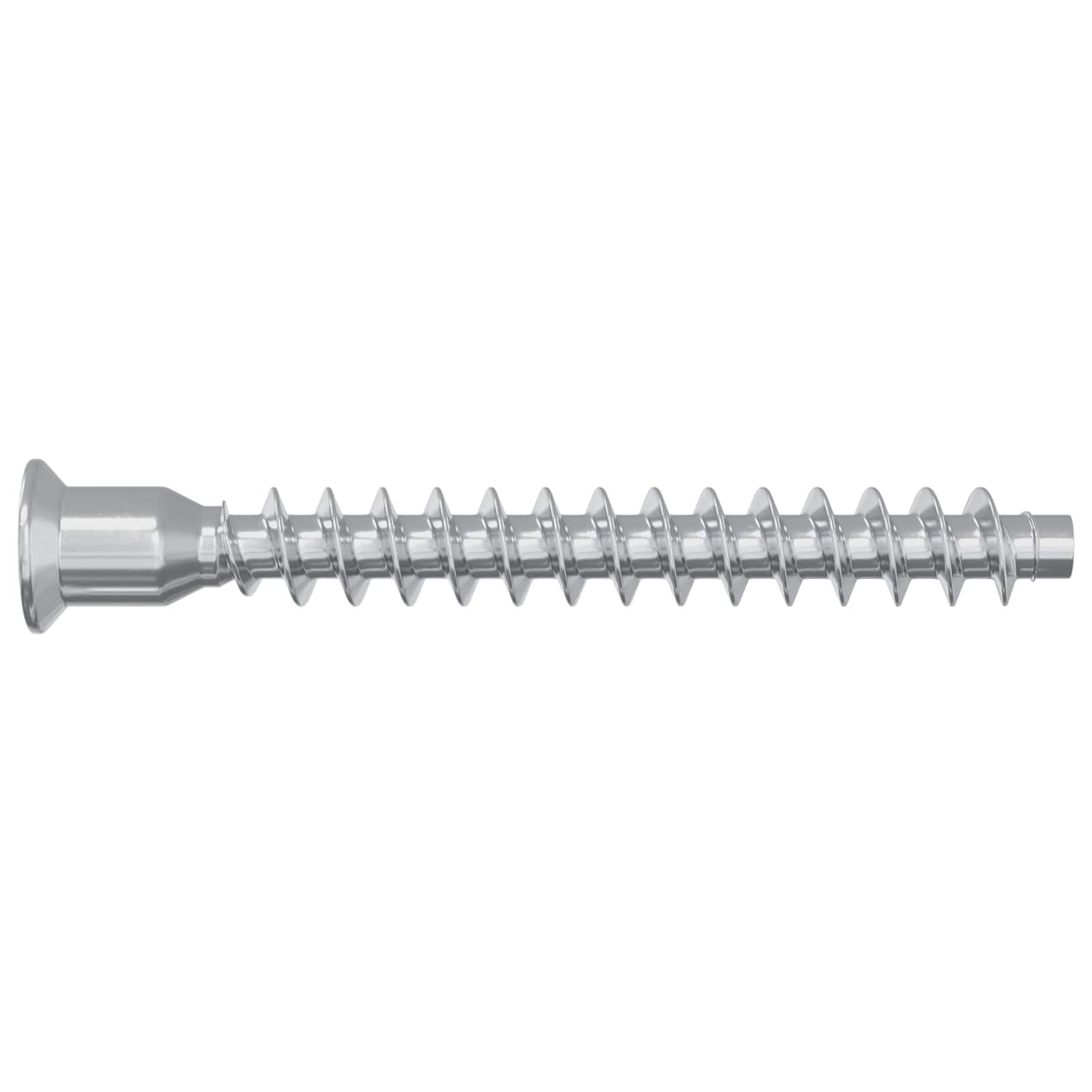 Confirmat Screws 12 pcs Silver Ø7 x 58 mm Metal