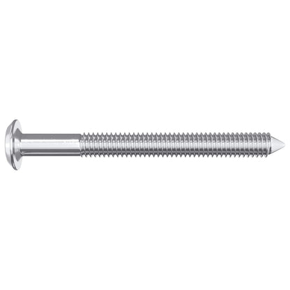 Furniture Screws 12 pcs Silver M6 x 60 mm Steel
