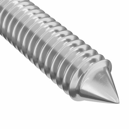 Furniture Screws 12 pcs Silver M6 x 70 mm Steel