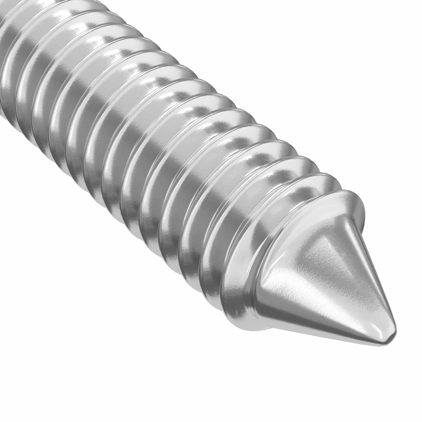 Furniture Screws 2 pcs Silver M6 x 100 mm Steel