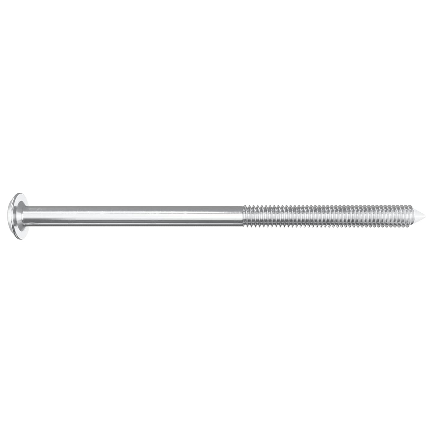 Furniture Screws 12 pcs Silver M6 x 100 mm Steel