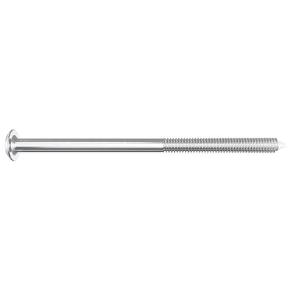 Furniture Screws 12 pcs Silver M6 x 100 mm Steel