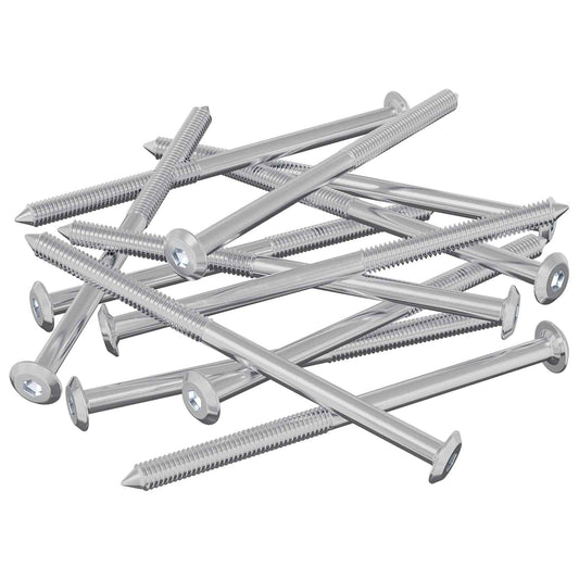 Furniture Screws 1000 pcs Silver Steel