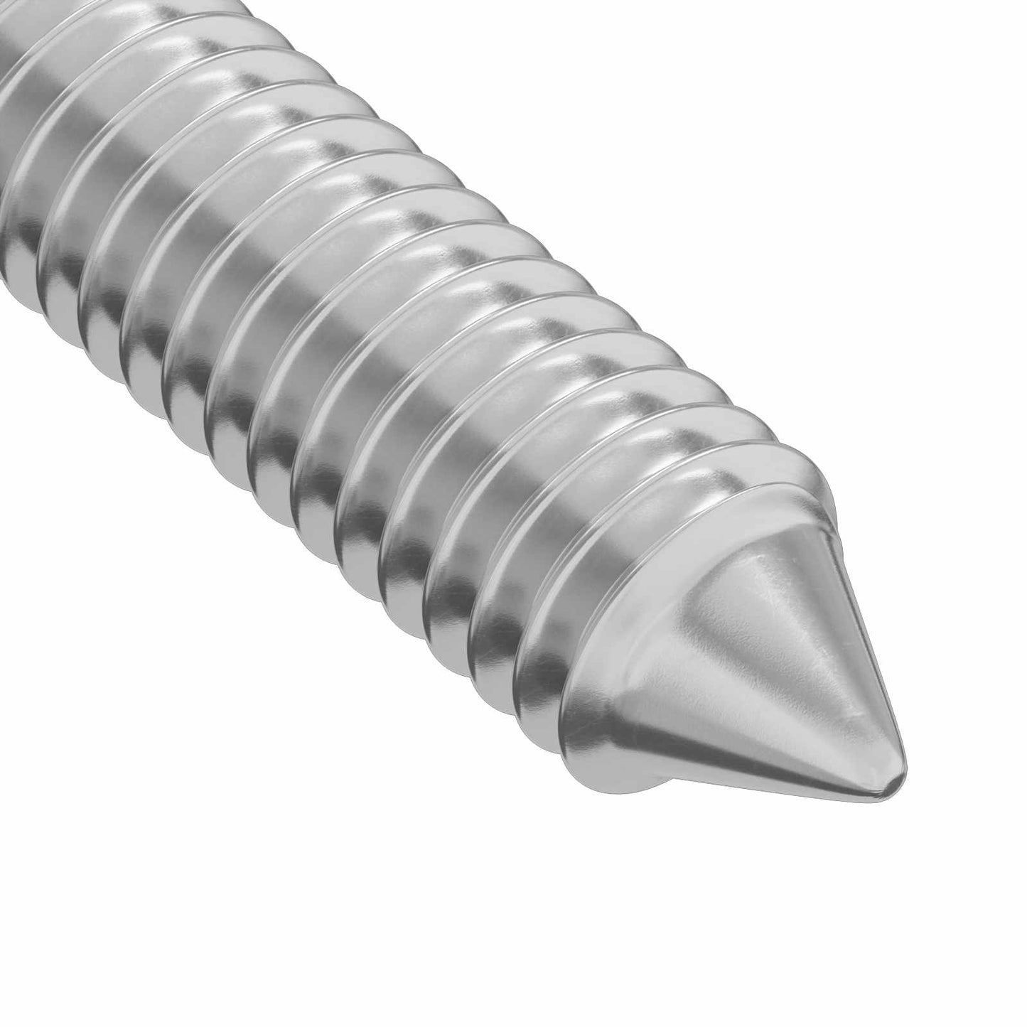 Screw 2 pcs Silver M6 x 50 mm Steel