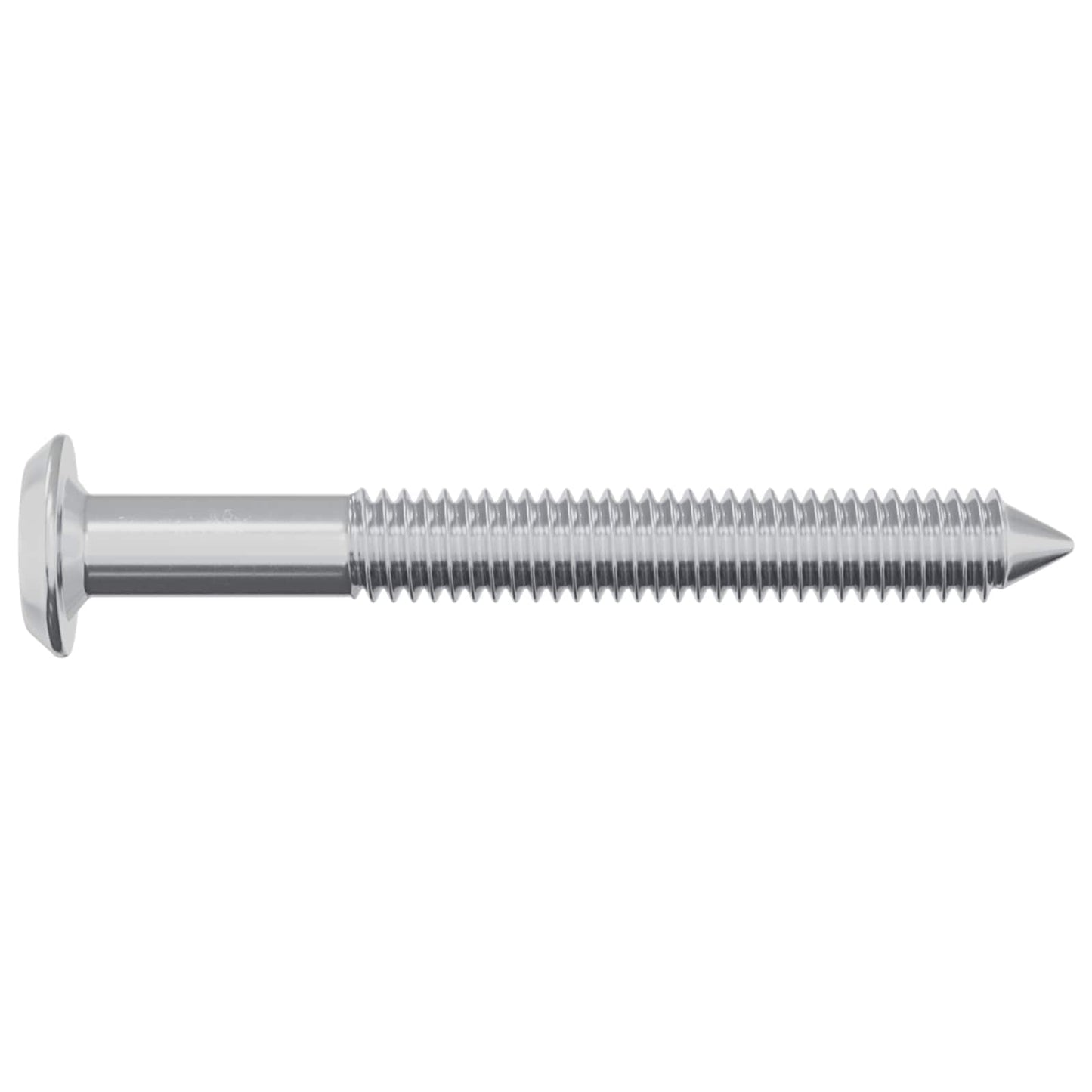 Screw 2 pcs Silver M6 x 50 mm Steel