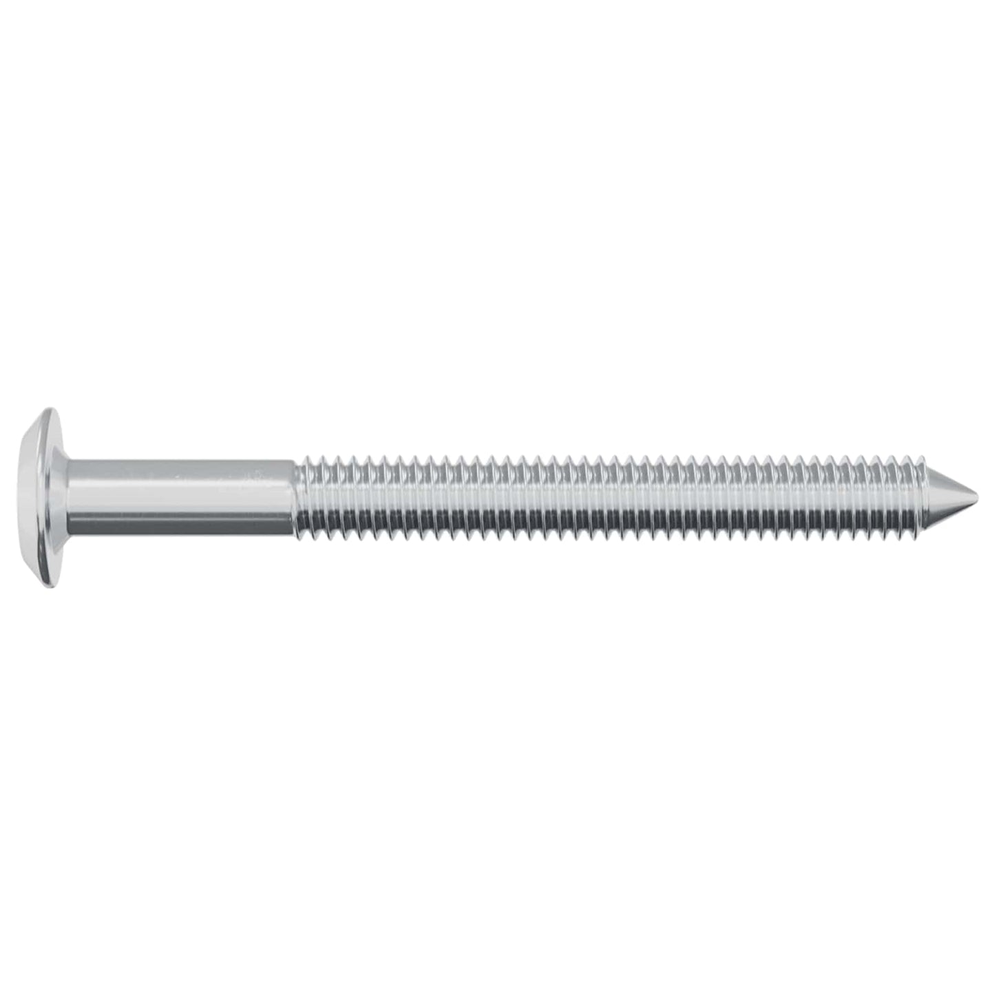 Screw 2 pcs Silver M6 x 60 mm Steel