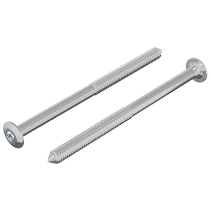 Screw 2 pcs Silver M6 x 85 mm Steel