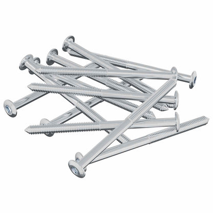 Screw 1200 pcs Silver M6 x 85 mm Steel