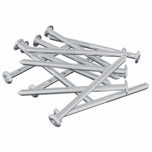 Screw 1200 pcs Silver M6 x 85 mm Steel