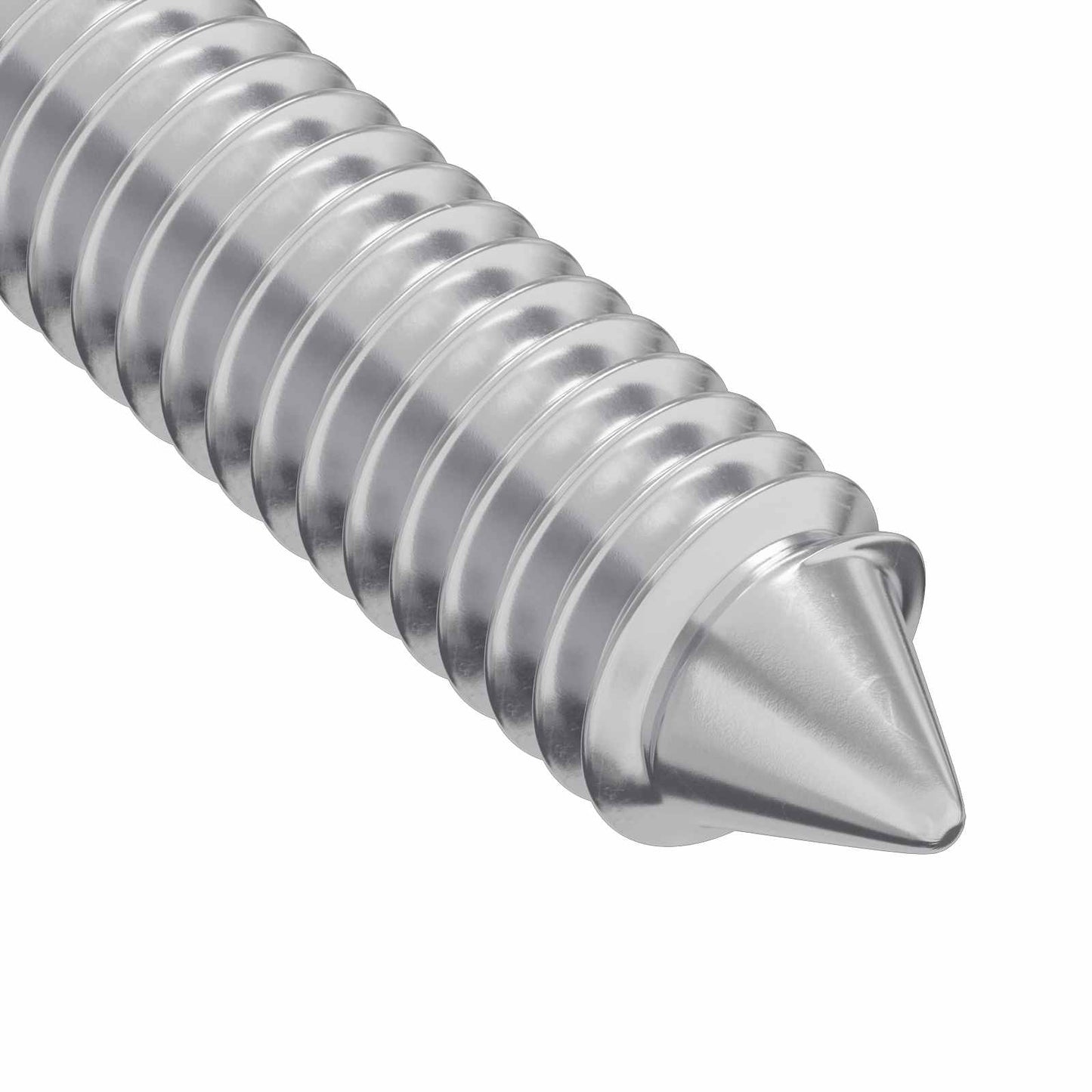 Screw 1000 pcs Silver M6 x 100 mm Steel