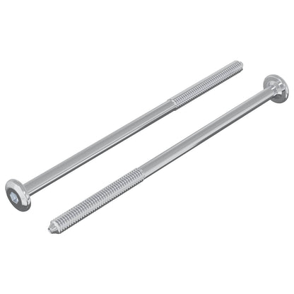 Screw 2 pcs Silver M6 x 120 mm Steel