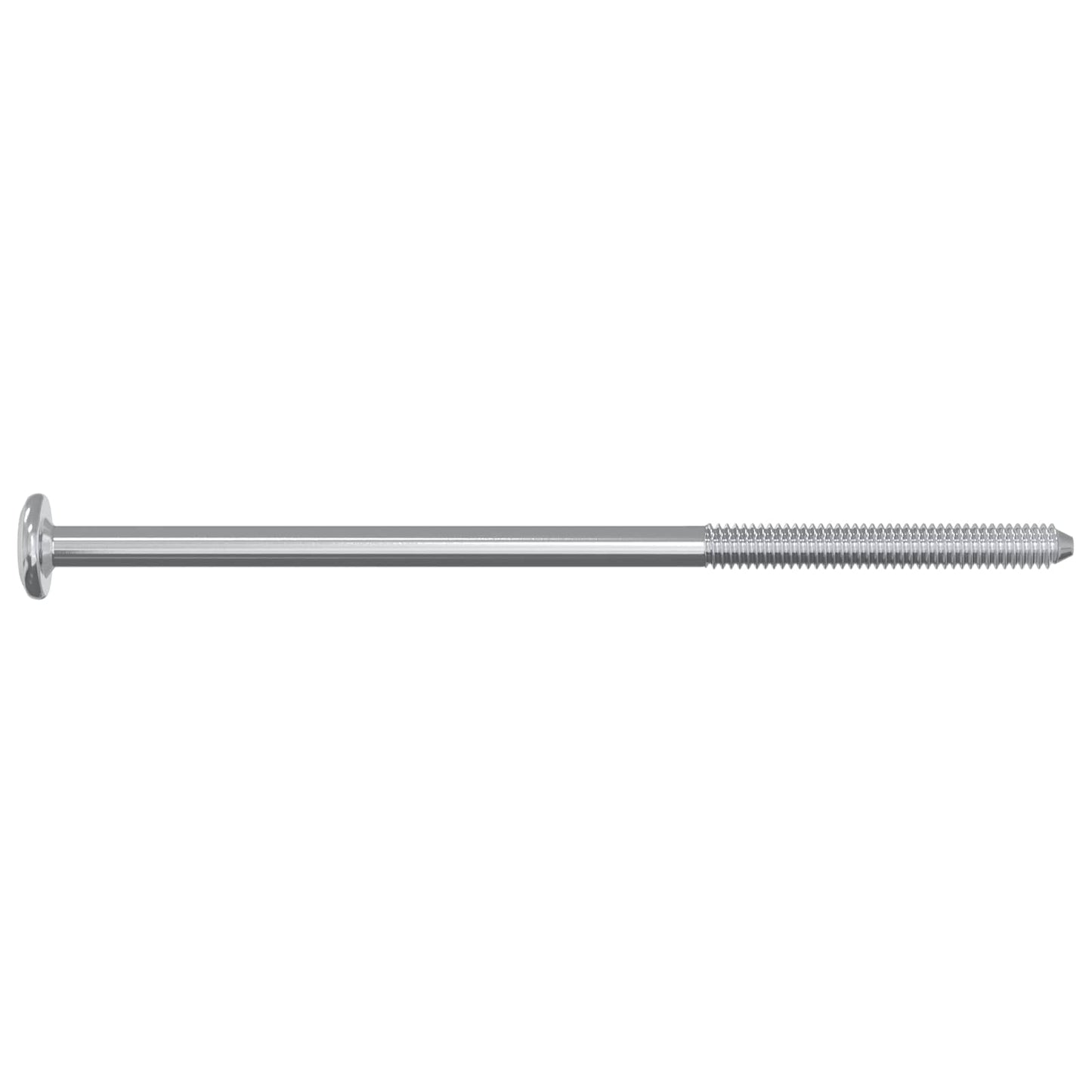 Screw 2 pcs Silver M6 x 120 mm Steel