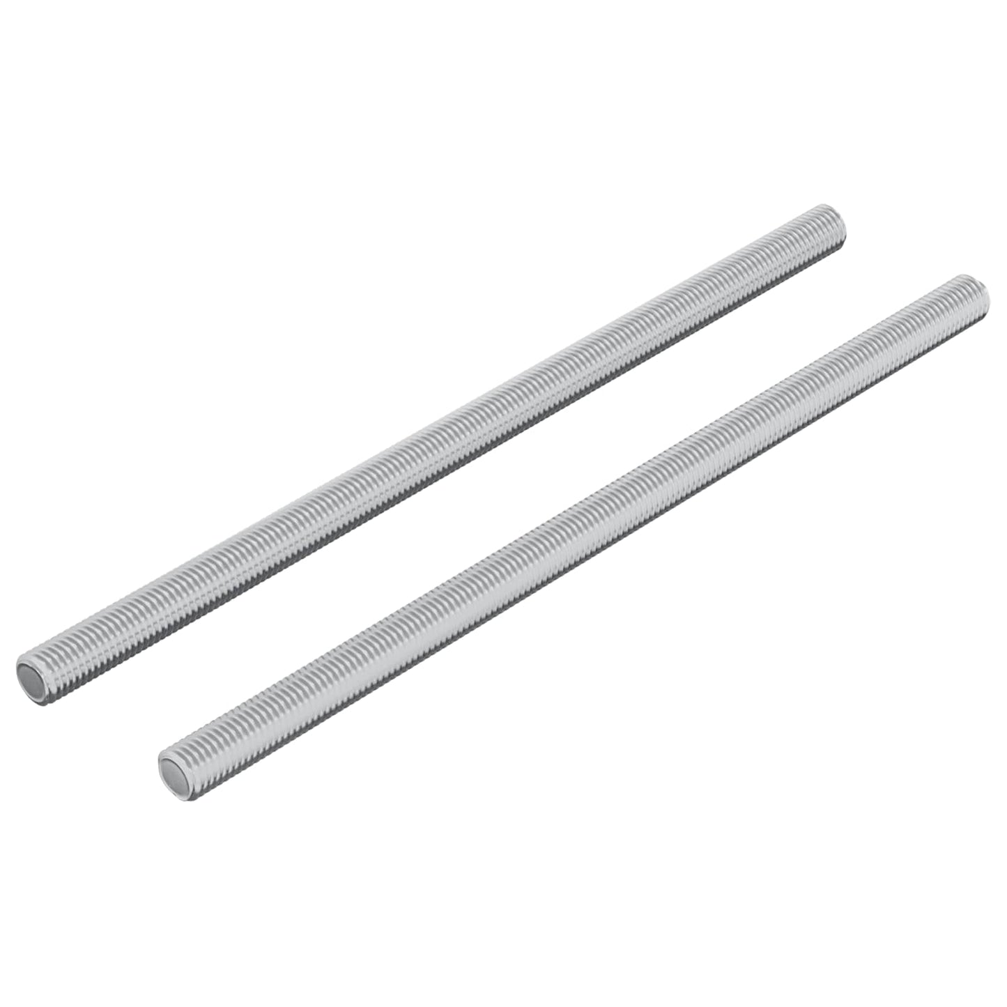 Threaded Rod 2 pcs Silver 6 x 120 mm Steel