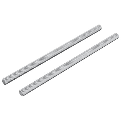 Threaded Rod 2 pcs Silver 6 x 120 mm Steel