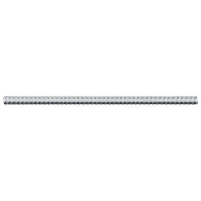 Threaded Rod 12 pcs Silver 6 x 120 mm Steel