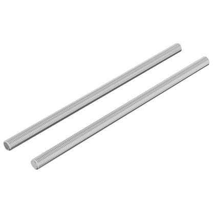Threaded Rod 2 pcs Silver 6 x 135 mm Steel