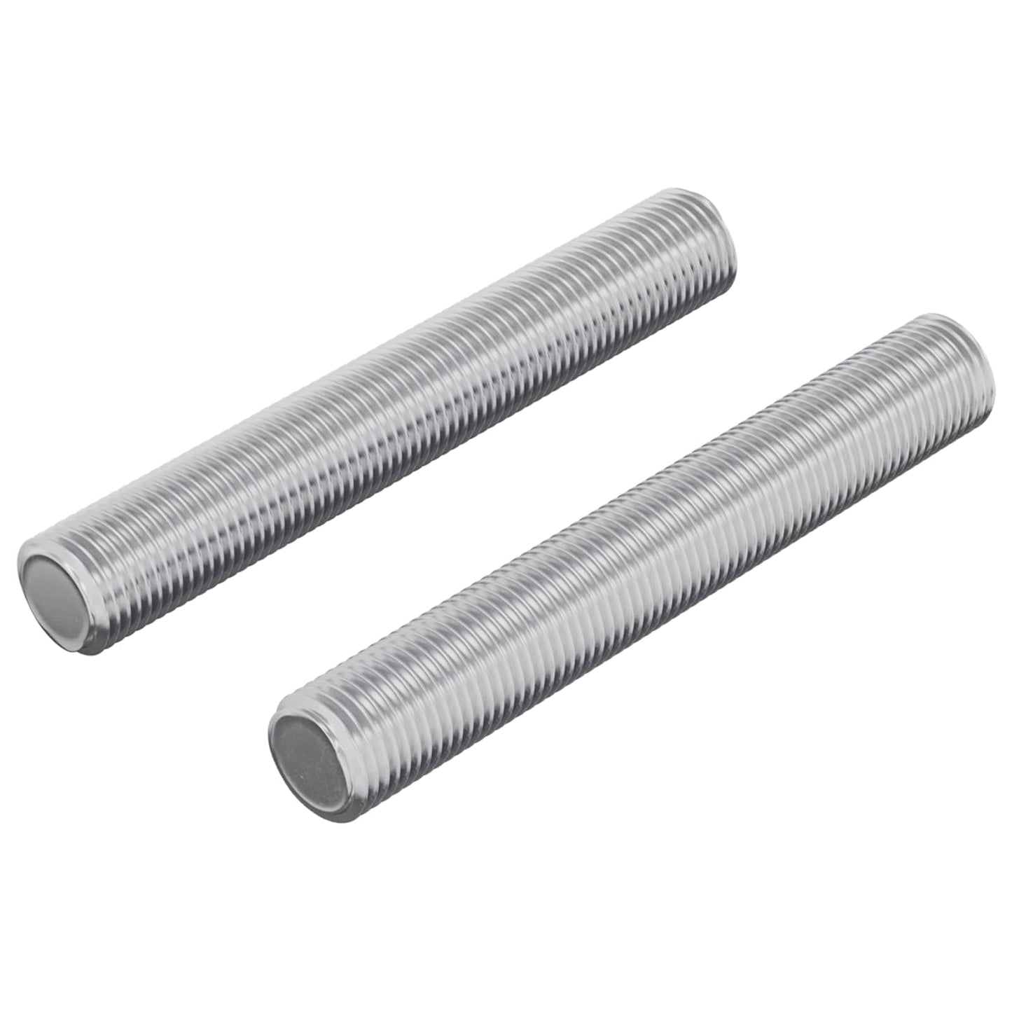 Threaded Rod 2 pcs Silver 8 x 55 mm Steel
