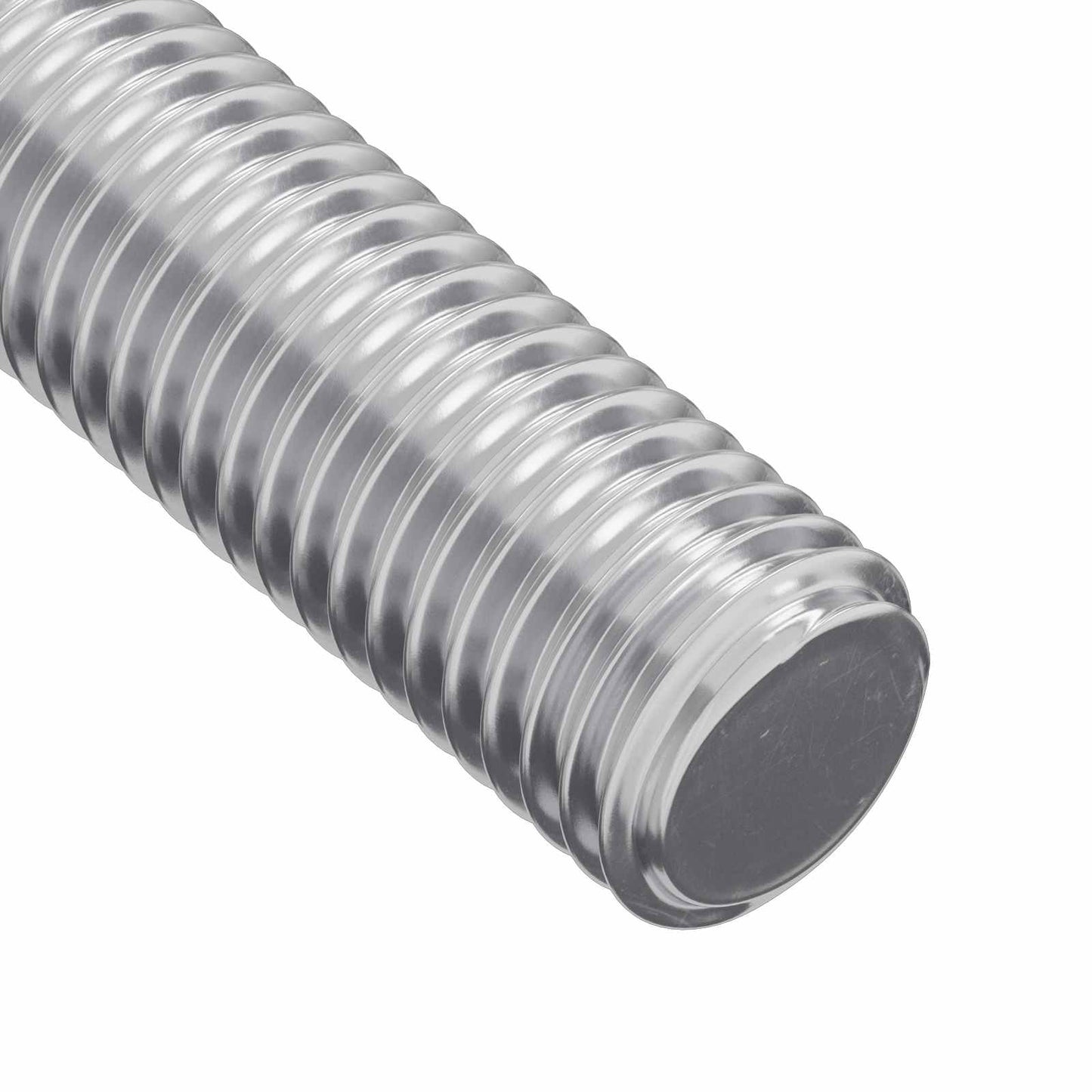 Threaded Rods 2 pcs Silver M6 x 120 mm Metal
