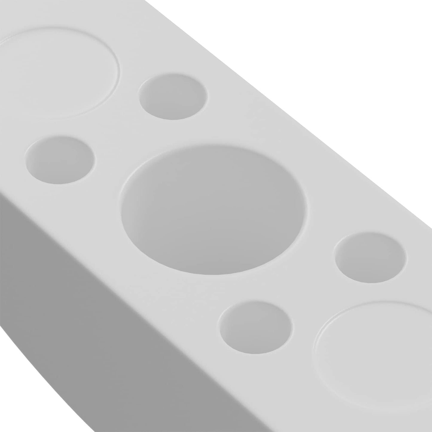 Half-moon Washer 2 pcs White M6 Polypropylene